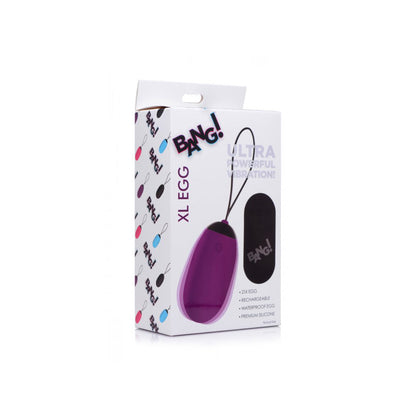 Bang! XL Vibrating Egg Purple
