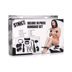 Strict Deluxe 10 Piece Bondage Set