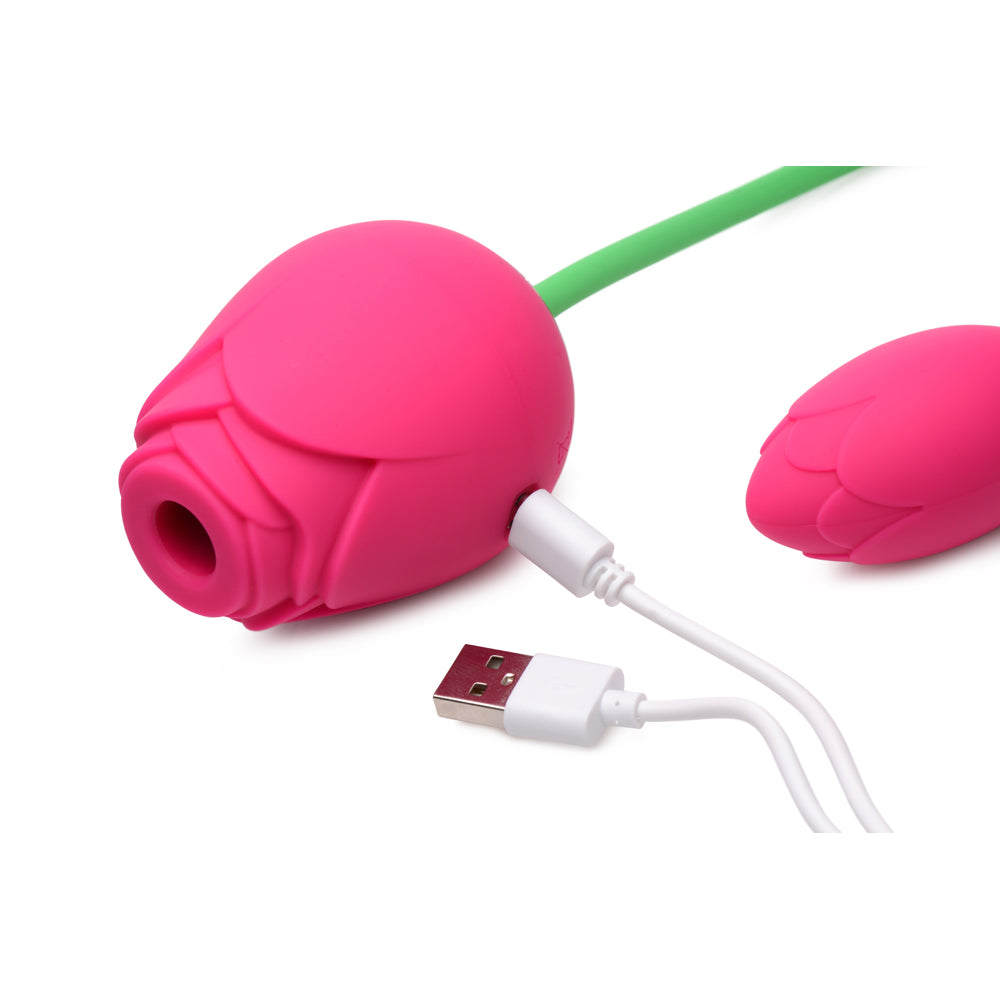 Bloomgasm Rose Duet Pink Sucking Rose & Vibrating Rosette