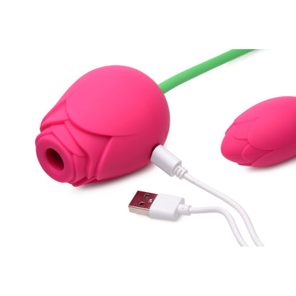 Bloomgasm Rose Duet Pink Sucking Rose & Vibrating Rosette