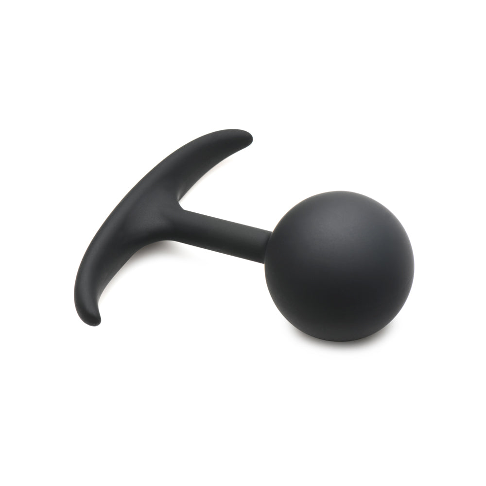 Heavy Hitters Comfort Plugs – Premium Silicone Weighted Round Anal Plug, 4.4-Inch