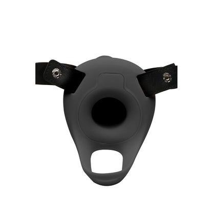 Size Matters 28X Realistic Vibrating Silicone Penis Sheath W/ 2" Tip & Remote Black