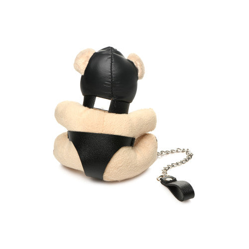 Master Series Hooded Teddy Bear Keychain – Playful, Bold Accessory for Edgy Fun
