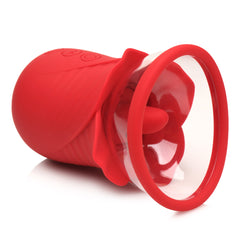 Bloomgasm Lily Lover Sucking & Vibrating Clitoral Stimulator - Rechargeable Waterproof Sex Toy for Women