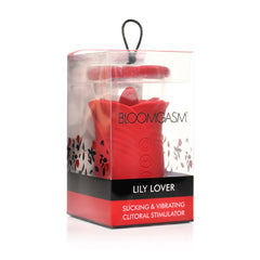 Bloomgasm Lily Lover Sucking & Vibrating Clitoral Stimulator - Rechargeable Waterproof Sex Toy for Women