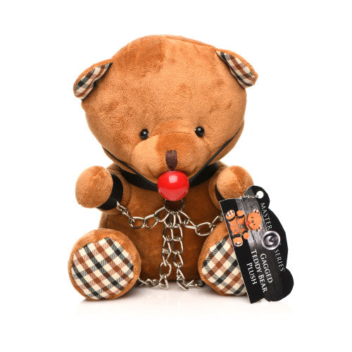 Master Series Gagged Teddy Bear Plush – A Unique BDSM-Inspired Soft Toy