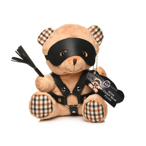 Master Series BDSM Teddy Bear Plush – A Soft and Edgy Companion for Your Kink Play