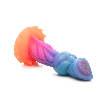 Aqua-Cock Glow-In-The-Dark Silicone Dildo by Creature Cocks