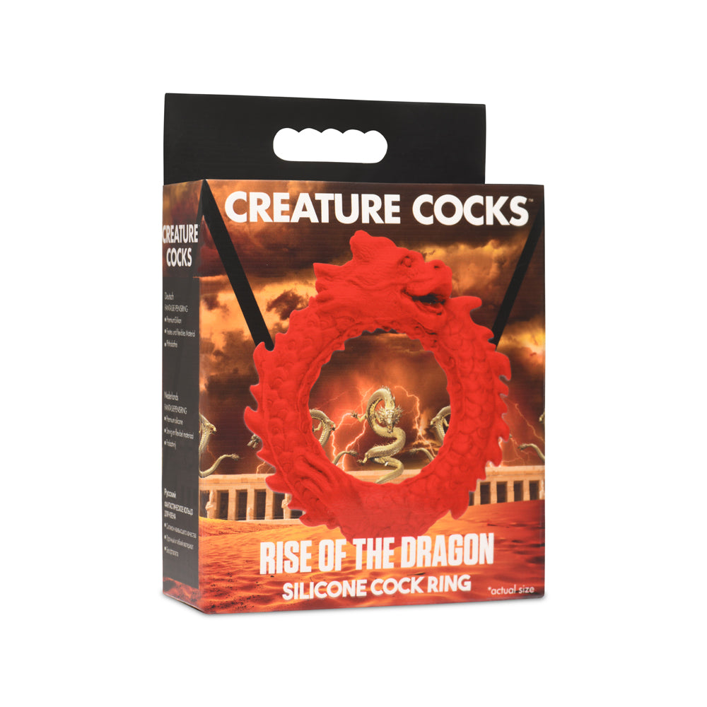 Creature Cocks Rise of the Dragon Silicone Cock Ring – Dragon-Themed, 100% Silicone Sex Toy