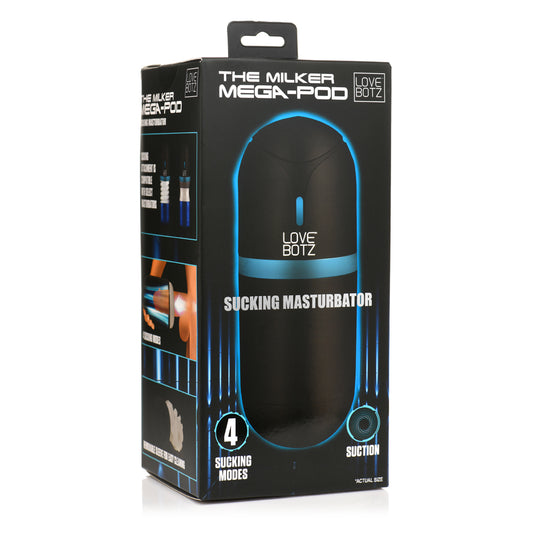 Lovebotz Milker Mega-Pod Sucking Masturbator - Auto-Suction Male Masturbation Toy