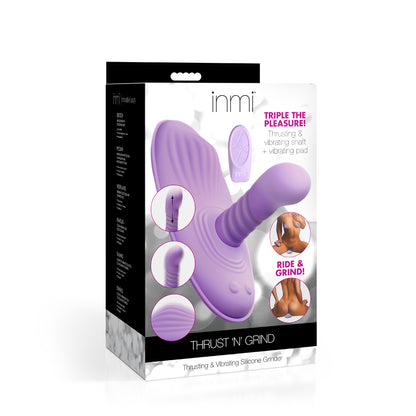 Inmi Thrust 'N' Grind Thrusting & Vibrating Silicone Grinder