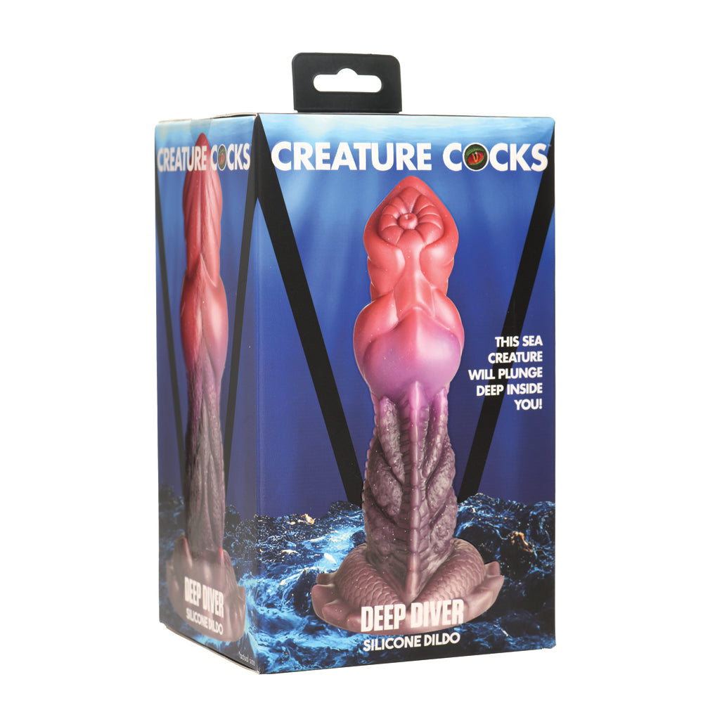 Creature Cocks Deep Diver Silicone Dildo – Body-Safe, Flexible Sex Toy