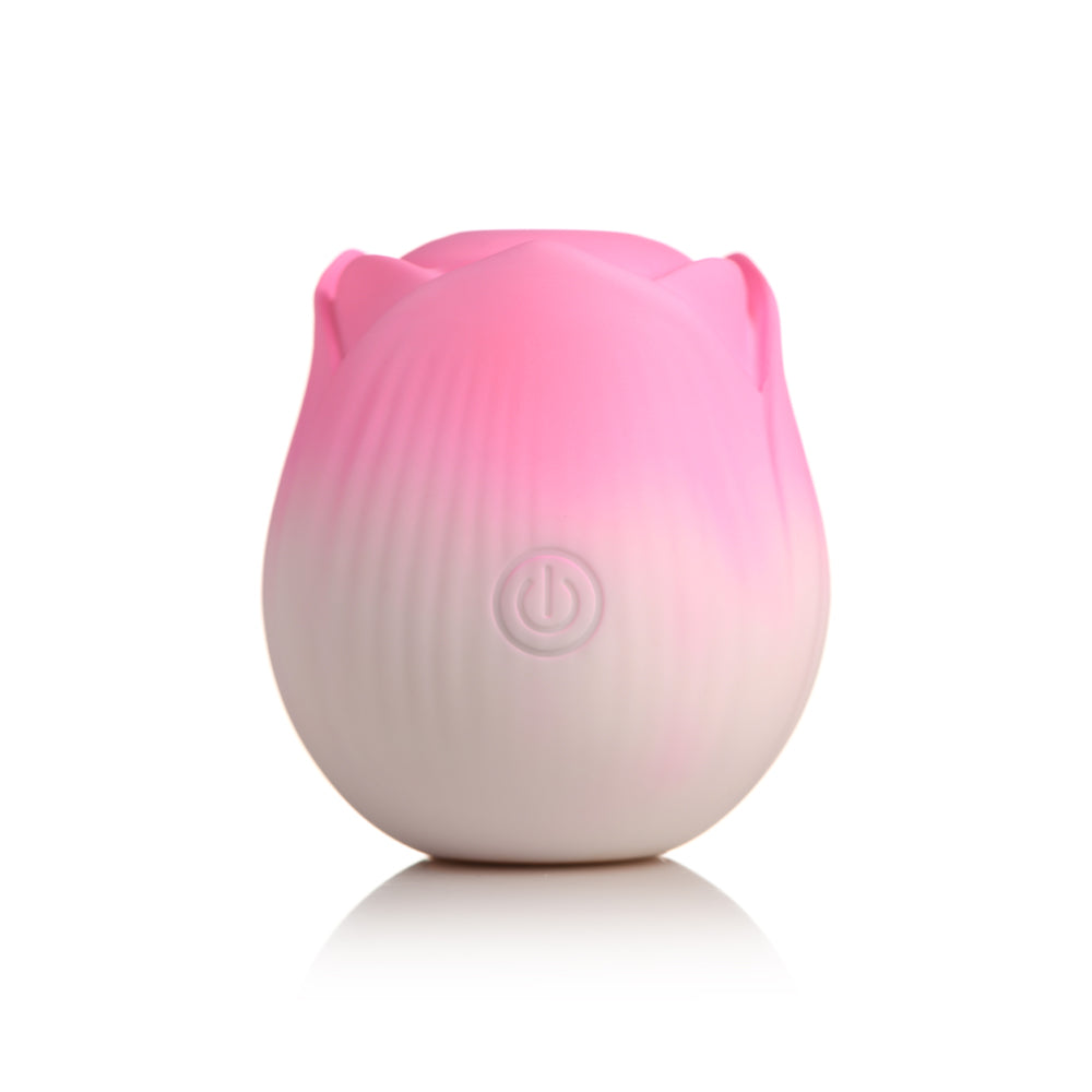 Bloomgasm Pulsing Petals Throbbing Rose Stimulator – Pink Rose-Shaped Vibrator