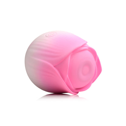 Bloomgasm Pulsing Petals Throbbing Rose Stimulator – Pink Rose-Shaped Vibrator