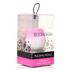 Bloomgasm Pulsing Petals Throbbing Rose Stimulator – Pink Rose-Shaped Vibrator