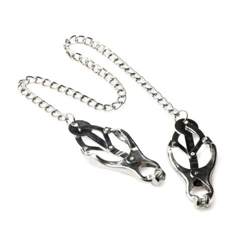 Master Series Tyrant Spiked Clover Nipple Clamps – Extreme BDSM Clamps for Advanced Sensory Play