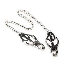 Master Series Tyrant Spiked Clover Nipple Clamps – Extreme BDSM Clamps for Advanced Sensory Play