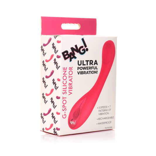 Bang! G-Spot Silicone Vibrator - Pink