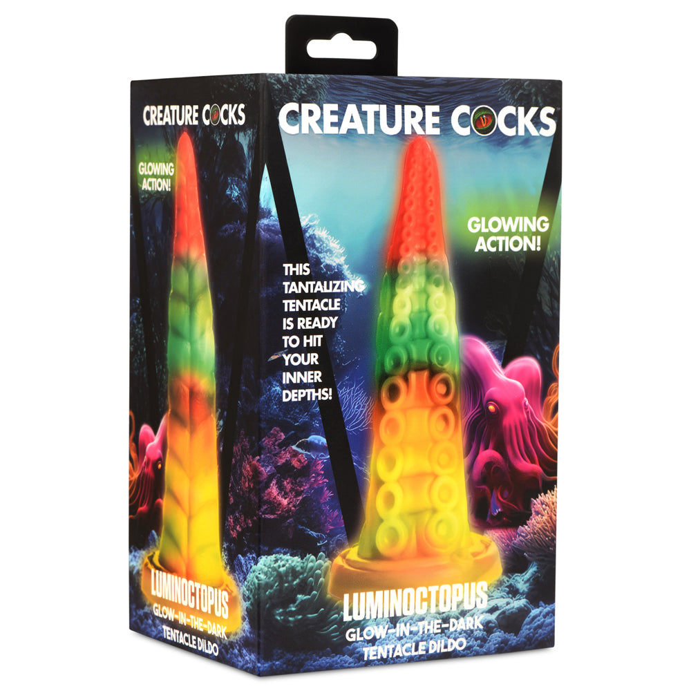 Luminoctopus Glow-In-The-Dark Tentacle Dildo by Creature Cocks