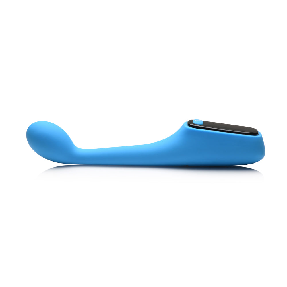 Bang! Digital Silicone G-Spot Vibrator - Blue