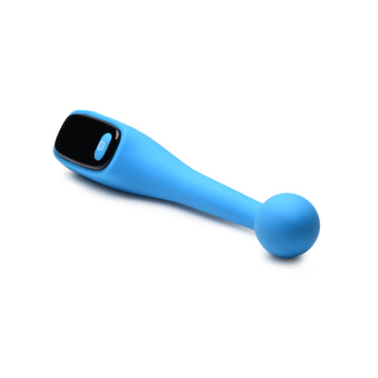 Bang! Digital Silicone G-Spot Vibrator - Blue