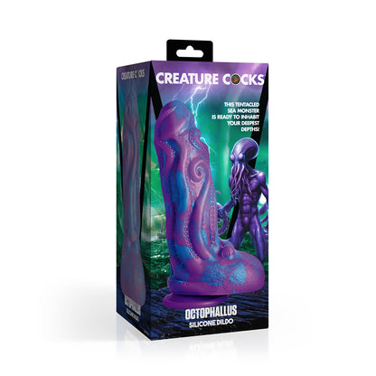 Creature Cocks Octophallus Silicone Dildo - Eight-Tentacle Realistic Silicone Sex Toy