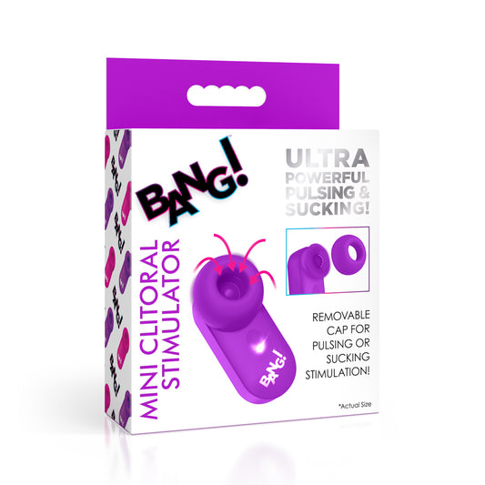 Bang! 5 Speed Mini Clitoral Stimulator Purple