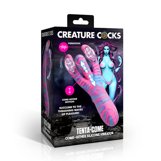 Creature Cocks Tenta-Come Come-Hither Silicone Vibrator