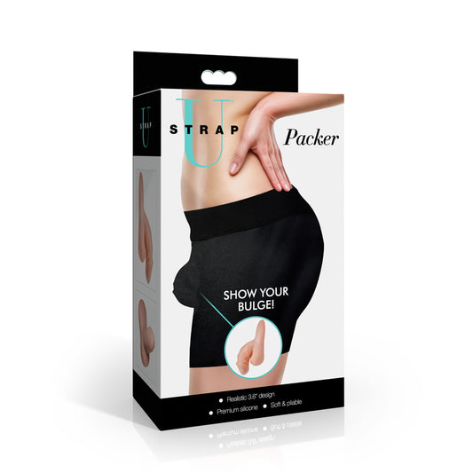 Strap U 3.6" Silicone Packer Dildo Light