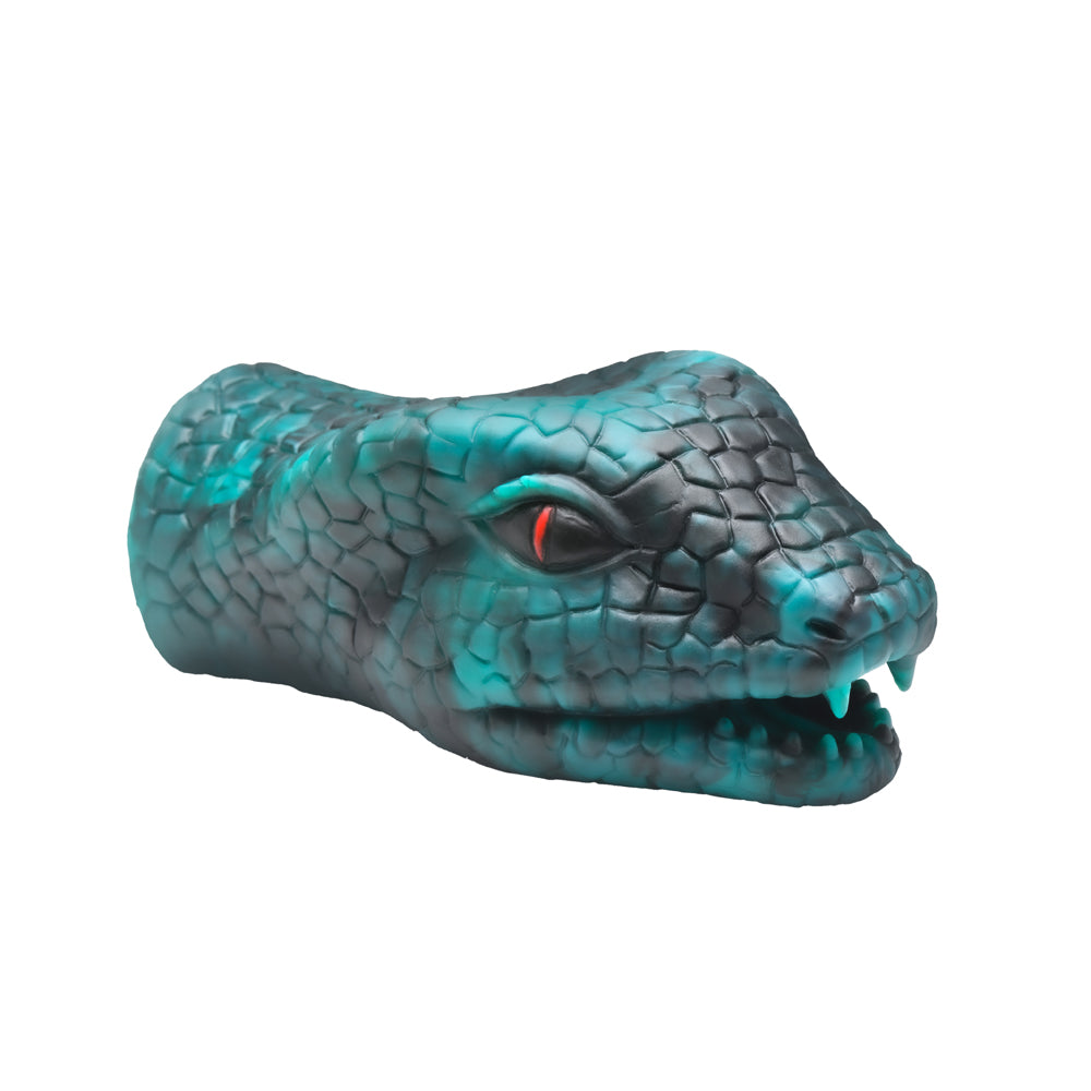 Creature Cocks Serpentine Silicone Masturbator Stroker – Green