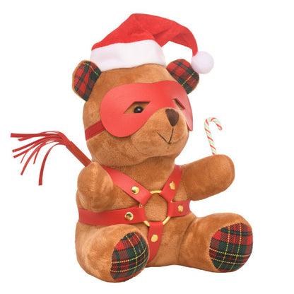 Master Series Holiday Bondage Bear – Brown – Festive Fun with a Kinky Twist