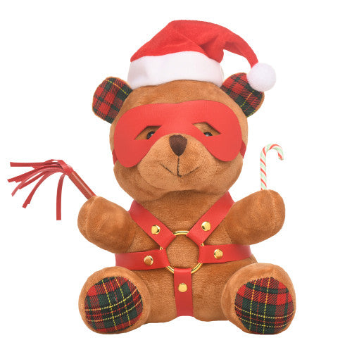 Master Series Holiday Bondage Bear – Brown – Festive Fun with a Kinky Twist
