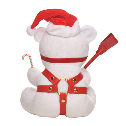 Master Series Holiday Bondage Bear – White – Festive Fun with a Kinky Twist