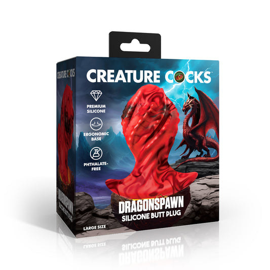Creature Cocks Dragonspawn Silicone Butt Plug Large