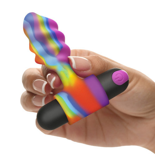 Bang! Vibrating Rainbow Butt Plug - Waterproof Silicone, Multi-Speed Anal Toy