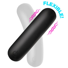 Bang! Flexible Silicone Bullet - Compact Vibrator with Flexible Shaft for Targeted Stimulation