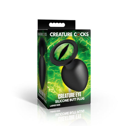 Creature Cocks Green Eye Silicone Butt Plug | Fantasy-Inspired Anal Plug for Intense Stimulation