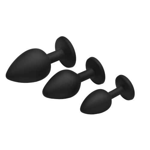 Creature Cocks Green Eye Silicone Butt Plug Set – Fantasy Anal Toys in Multiple Sizes