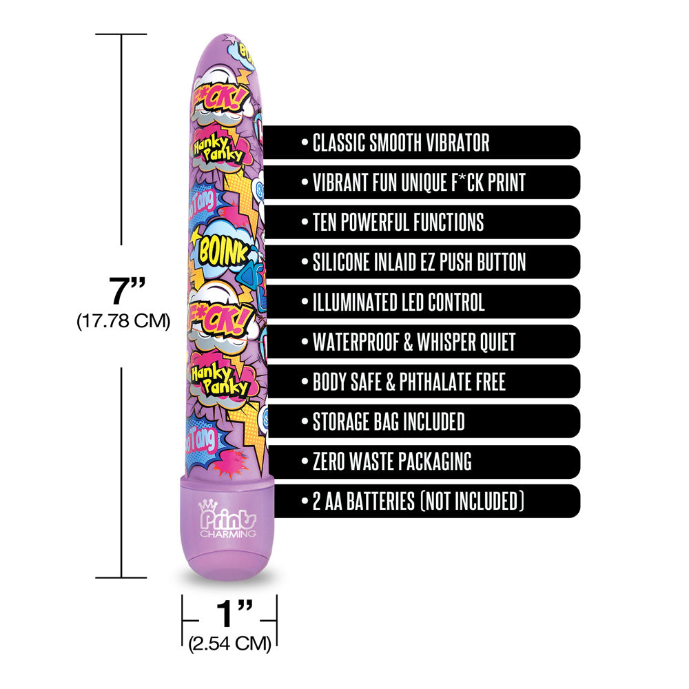 Prints Charming Pop Tease 7" F*Ck Purple