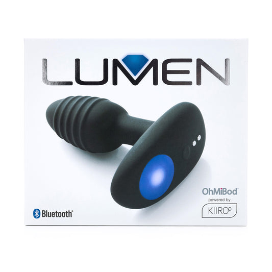 OhMiBod Lumen Black - App-Controlled, Powered by Kiiroo