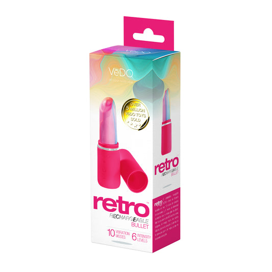 Vedo Retro Rechargeable Bullet Pink