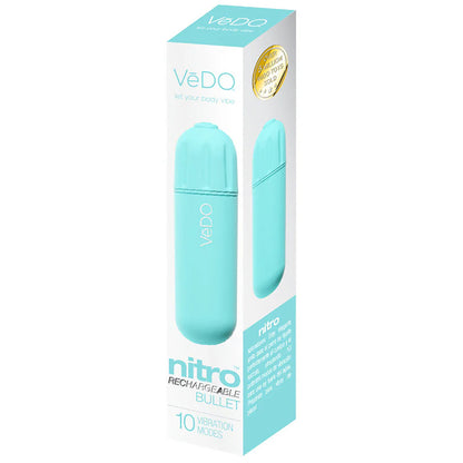 Nitro Rechargeable Bullet Turquoise