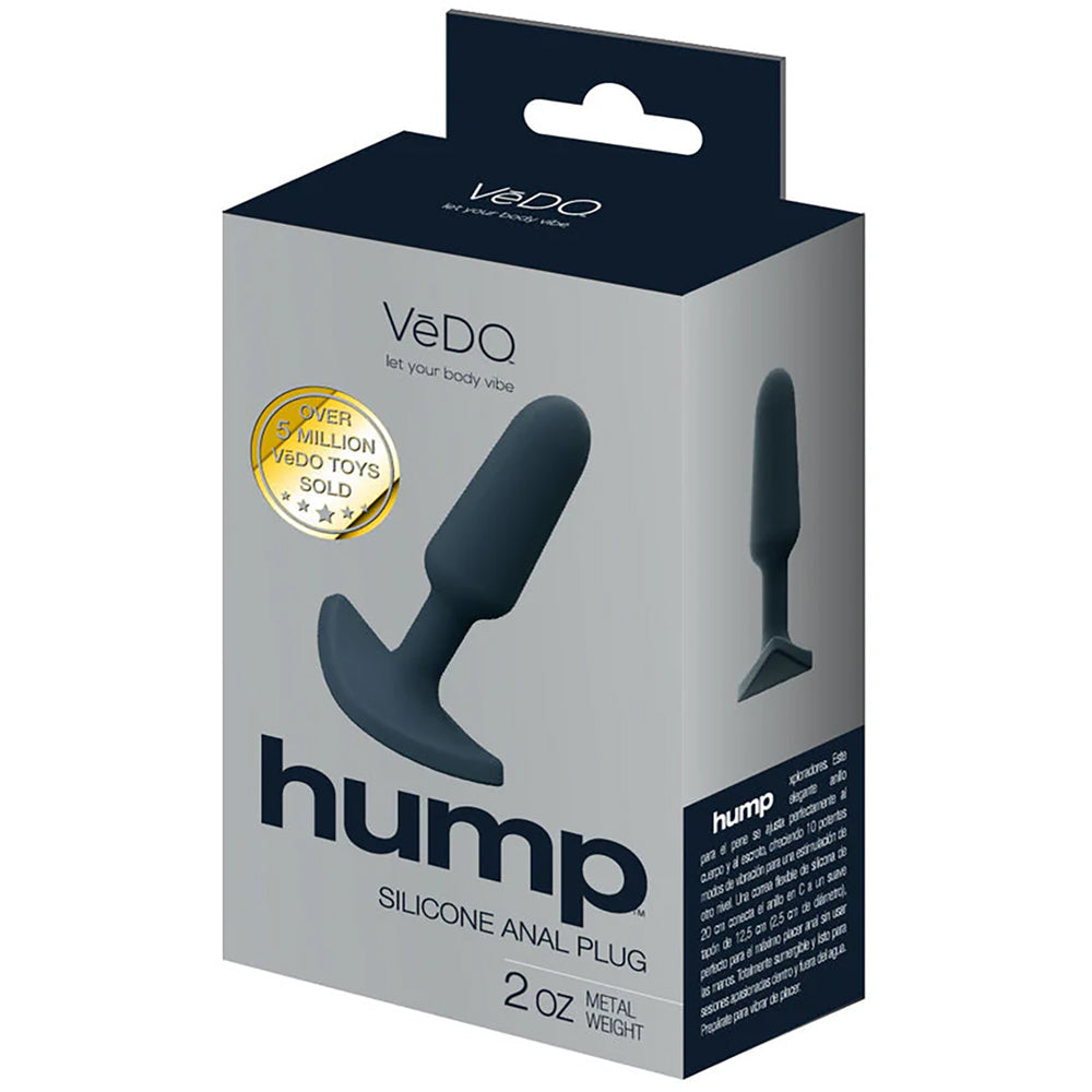 Hump Silicone Anal Plug Black