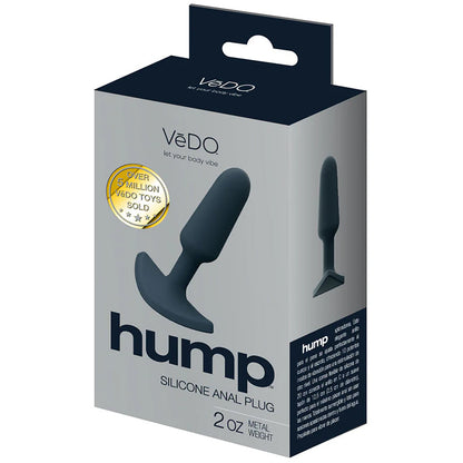 Hump Silicone Anal Plug Black