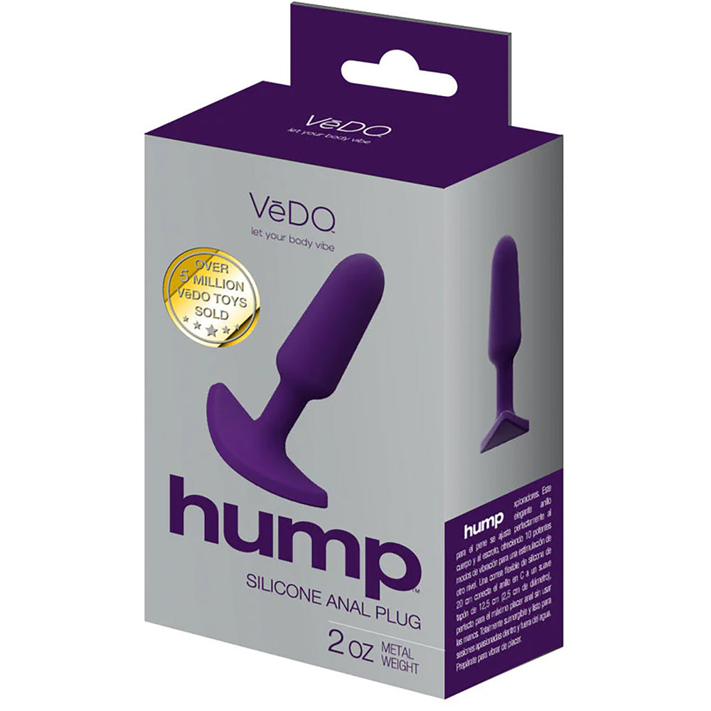 Hump Silicone Anal Plug Purple