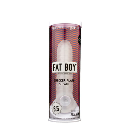Fat Boy Checker Plate Sheath - 6.5-Inch Clear