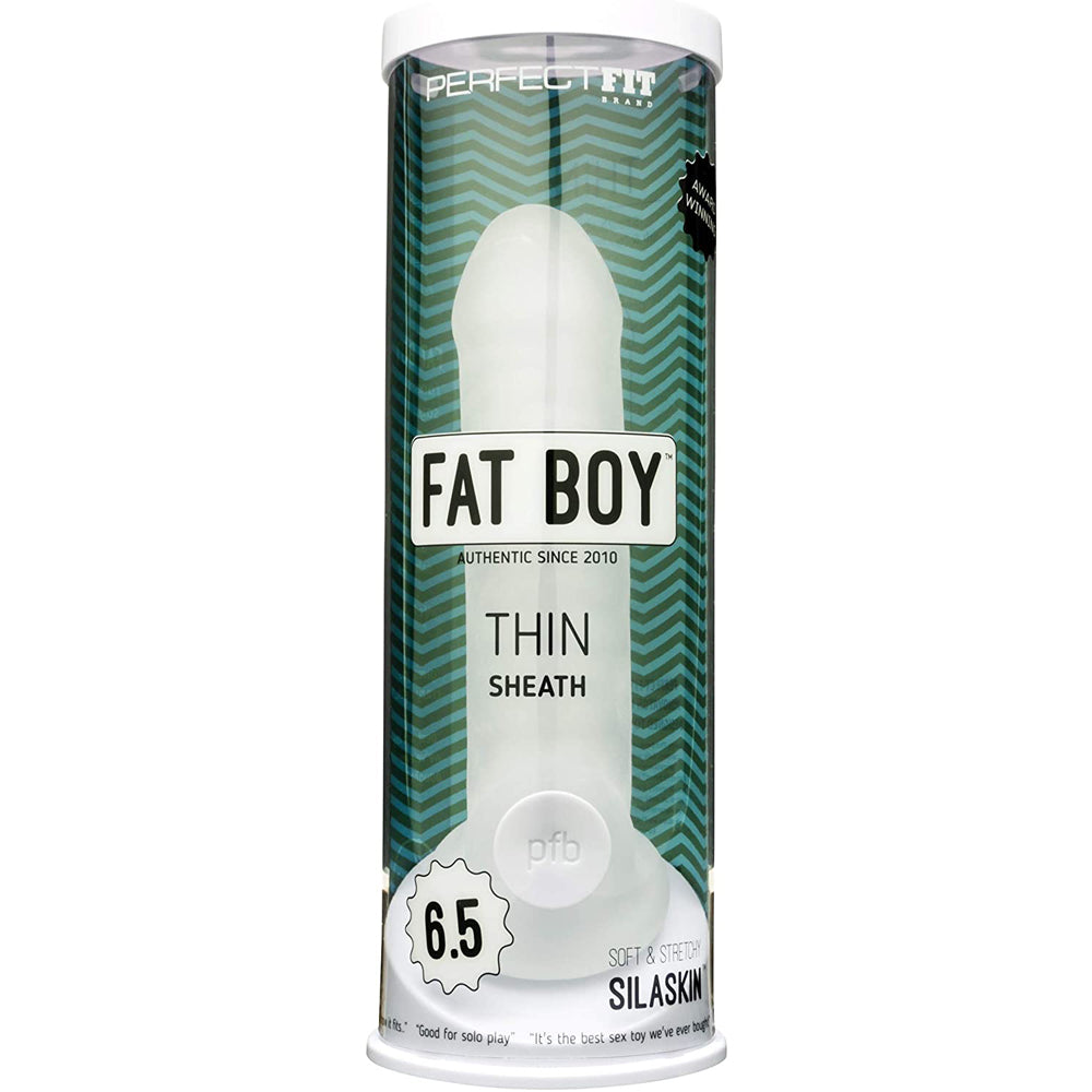Fat Boy Thin 6.5-Inch Clear - Slim Profile
