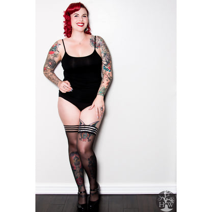 Taylor Black Sheer Size C