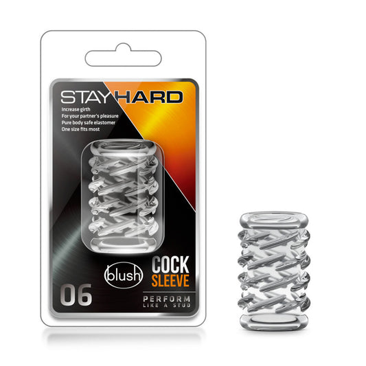 Stay Hard 06 Clear Cock Sleeve – Transparent Male Enhancement Sleeve