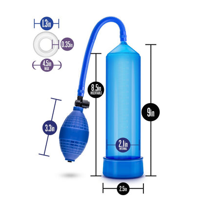 Performance VX101 Blue Male Enhancement Pump – Vacuum Penis Pump